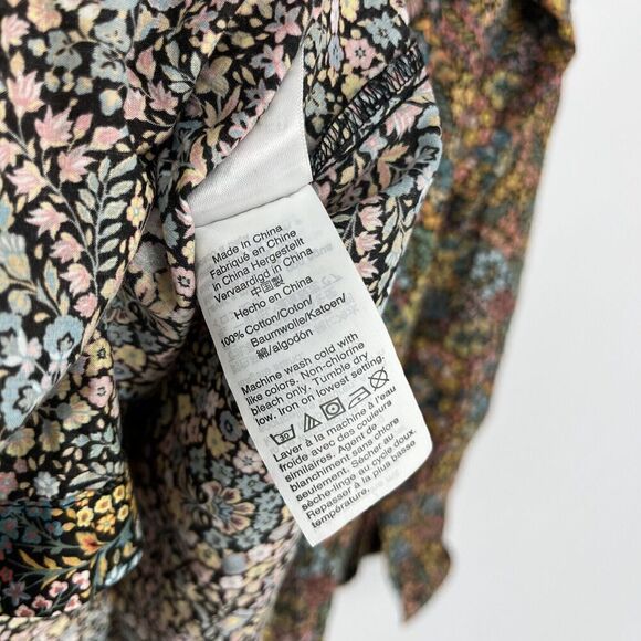 J Crew Liberty Shirt Size 2 Women Little Marquess Perfect Floral Button Down Top - Picture 7 of 8